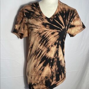 Tie-Dye V-Neck Women’s Top
